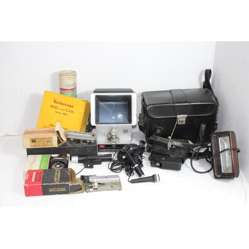 723 - VINTAGE CINI CAMERA AND ACCESSORIES