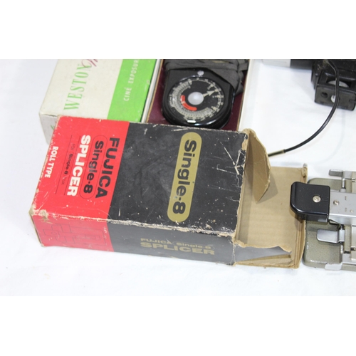 723 - VINTAGE CINI CAMERA AND ACCESSORIES