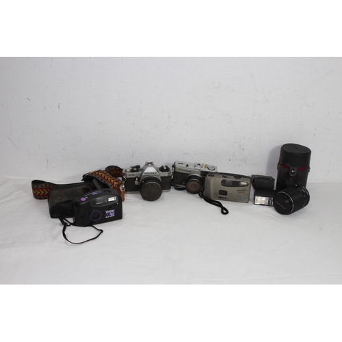 730 - QUANTITY OF CAMERAS ETC INCLUDING PENTAX