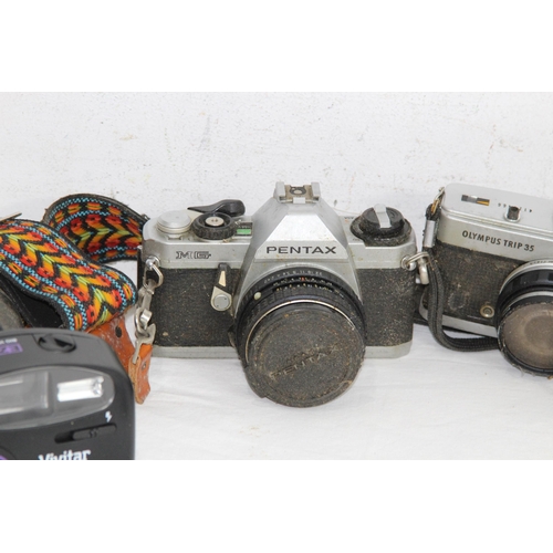 730 - QUANTITY OF CAMERAS ETC INCLUDING PENTAX