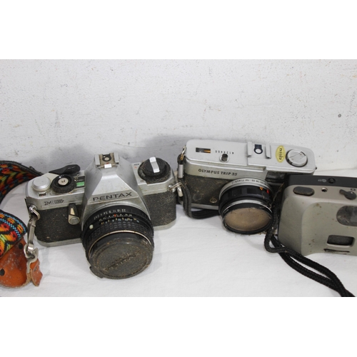 730 - QUANTITY OF CAMERAS ETC INCLUDING PENTAX