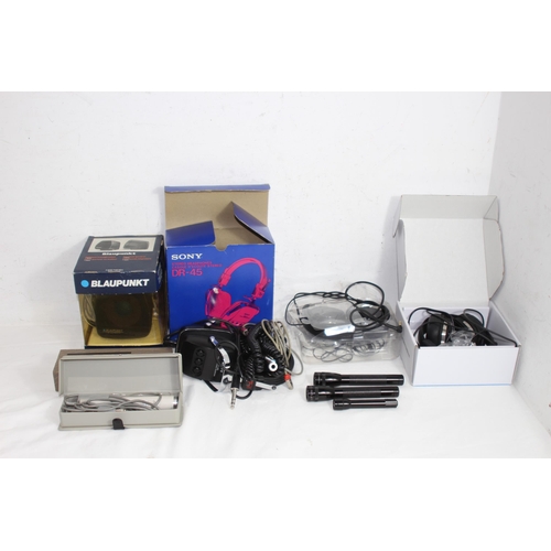 732 - BOX OF ELECTRICAL ITEMS