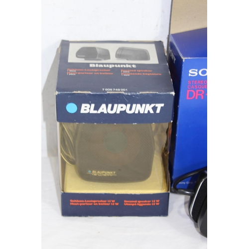 732 - BOX OF ELECTRICAL ITEMS
