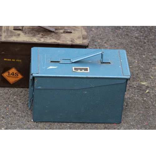 754 - 4 X AMMO BOXES