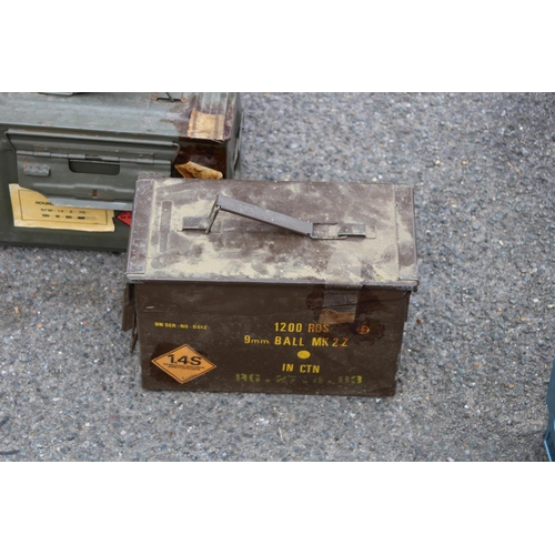 754 - 4 X AMMO BOXES