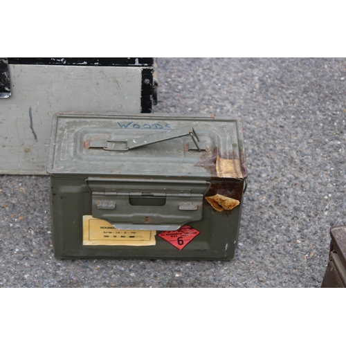 754 - 4 X AMMO BOXES