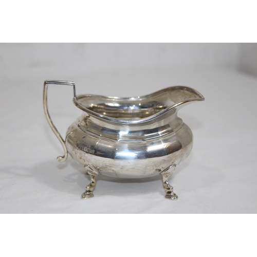 1022 - THREE PIECE TEASET - 1180G - SHEFFIELD 1917 - STEVENSON AND LAW