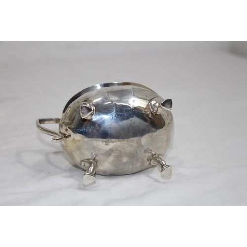 1022 - THREE PIECE TEASET - 1180G - SHEFFIELD 1917 - STEVENSON AND LAW