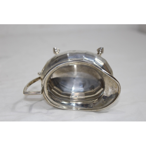 1022 - THREE PIECE TEASET - 1180G - SHEFFIELD 1917 - STEVENSON AND LAW