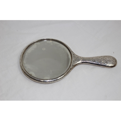 1023 - 7 PIECE SILVER VANITY SET - CHESTER 1910 - J AND R GRIFFIN