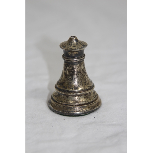 1027 - SILVER SALT POT - BIRMINGHAM 1908