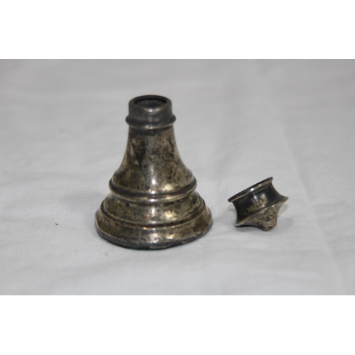1027 - SILVER SALT POT - BIRMINGHAM 1908
