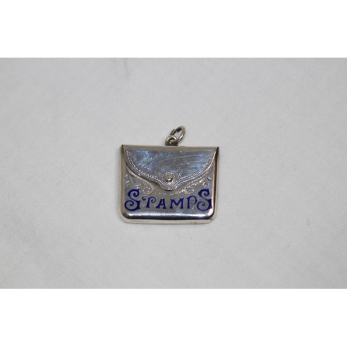 1032 - SILVER STAMP HOLDER - 5G - BIRMINGHAM 1907 - CRISFORD AND NORRIS