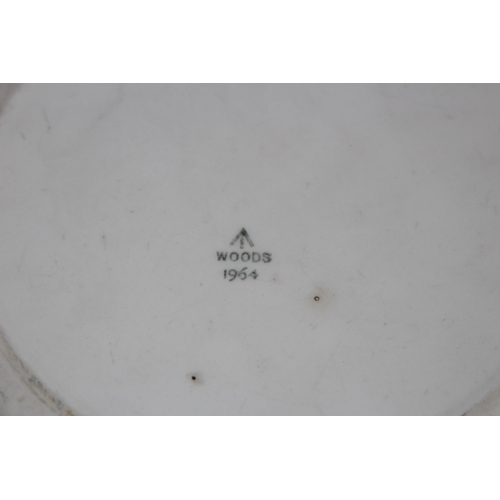 747 - WW2 DATED BRITISH CHINA PLATES AND FORKS PLUS POST WAR BRITISH CHINA WARE