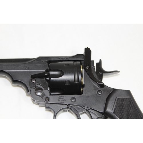 765 - WEBLEY MK VI 6MM B.B GUN IN CASE