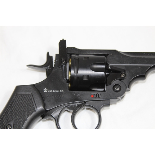 765 - WEBLEY MK VI 6MM B.B GUN IN CASE