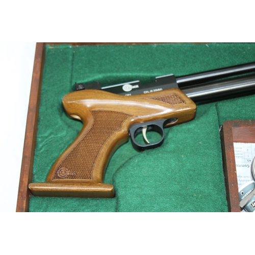 766 - WEBLEY MK VI GAS POWERED 1.77 AIR PISTOL