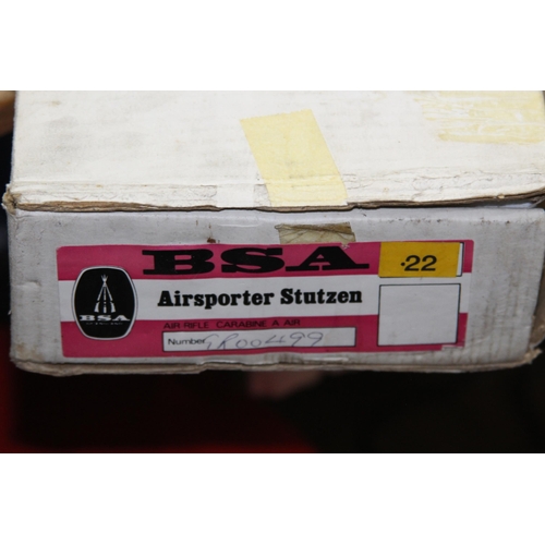 768 - B S A .22 AIR SPORTER AIR RIFLE