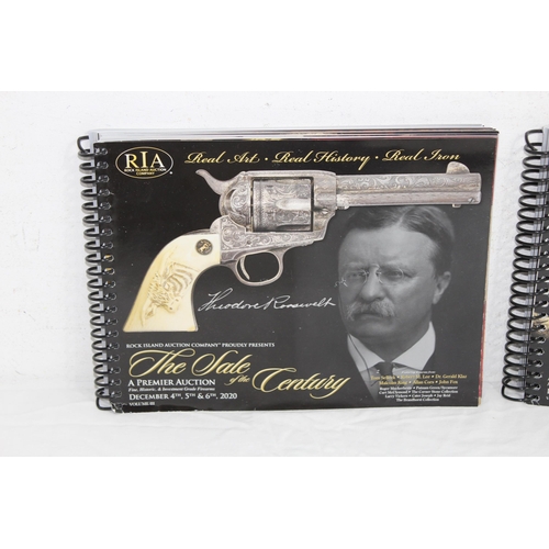 770 - QUANTITY OF AUCTION CATALOGUES FROM THE ROCK ISLAND ARMS SALE OF THE CENTURY