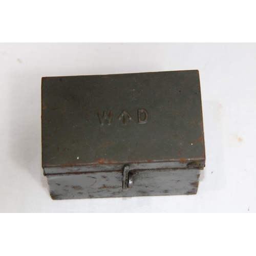 750 - QUANTITY OF MILITARY TINS x6 plus SHELL