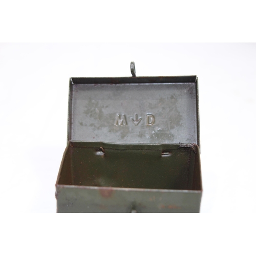 750 - QUANTITY OF MILITARY TINS x6 plus SHELL