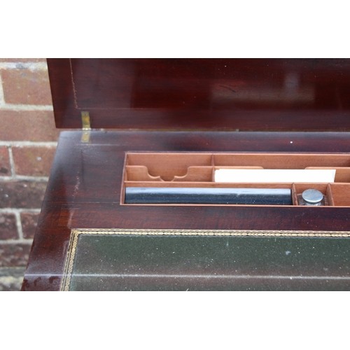43 - ANTIQUE EDWARDIAN WRITING DESK
60 X 70 X 72CM