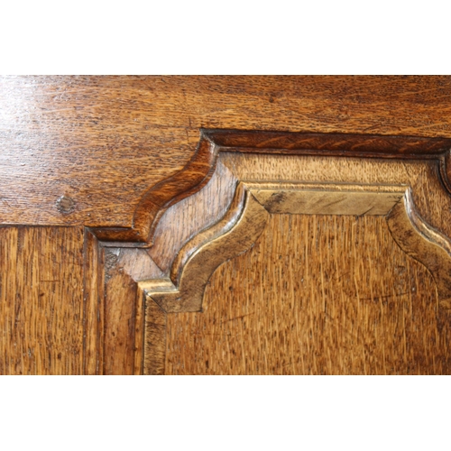 59 - ANTIQUE JACOBEAN COFFA WITH CANDLE BOX
160 X 57 X 90CM