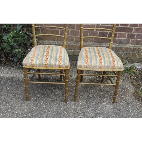48 - PAIR OF VINTAGE BEDROOM CHAIRS 
37 X 40 X 85CM