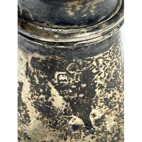 1027 - SILVER SALT POT - BIRMINGHAM 1908