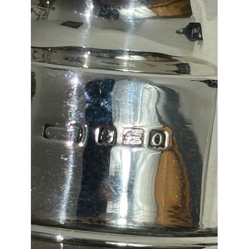 1037 - SILVER TOP VANITY JAR - BIRMINGHAM 1913