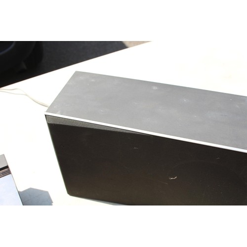 736 - BANG AND OLUFSEN BEOCENTER 2200 AND PAIR OF BEOVOX X25 SPEAKERS