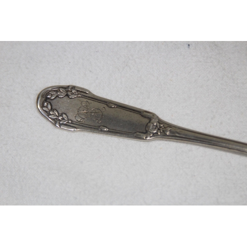 1046 - 800 GRADE SILVER FORK AND SPOON - 92.30G