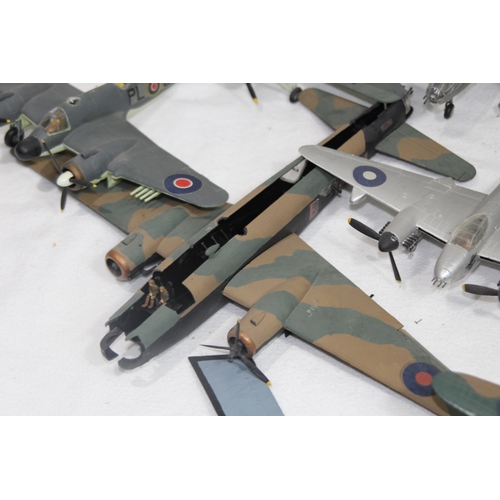 577 - QUANTITY OF MODEL AIRCRAFT AND UNMADE MODEL OF H.M.S VICTORY