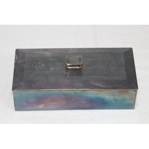 1047 - SILVER BOX - LONDON 1929 - BRITISH METALLISING CO