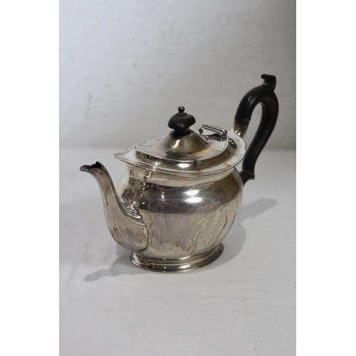 1048 - SMALL SILVER TEAPOT - 364G - SHEFFIELD 1894 - HENRY ATKIN