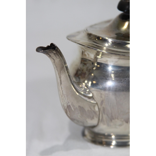 1048 - SMALL SILVER TEAPOT - 364G - SHEFFIELD 1894 - HENRY ATKIN