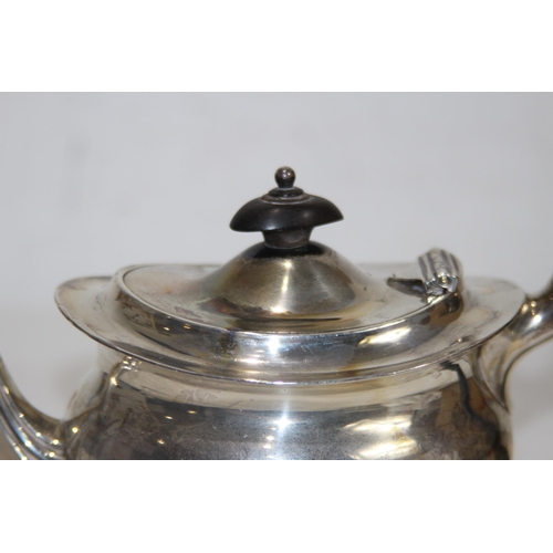 1048 - SMALL SILVER TEAPOT - 364G - SHEFFIELD 1894 - HENRY ATKIN