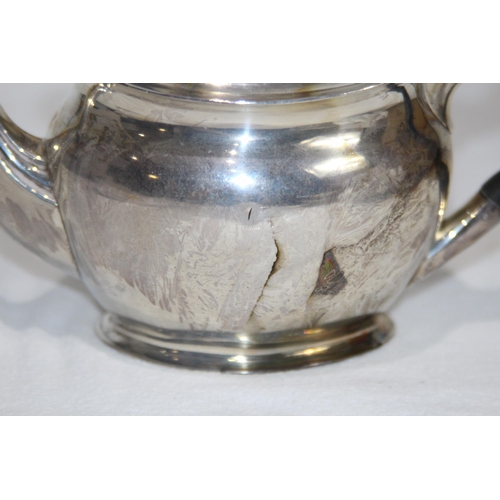 1048 - SMALL SILVER TEAPOT - 364G - SHEFFIELD 1894 - HENRY ATKIN