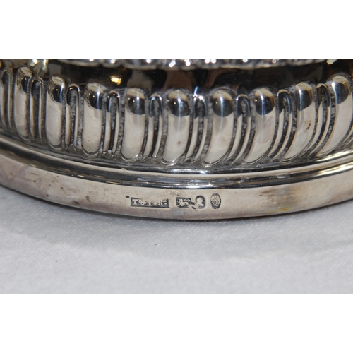 1050 - PAIR OF SILVER WINE COASTERS - SHEFFIELD 1820 - THOMAS AND JOHN SETTLE