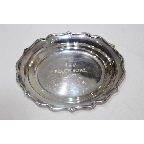 1052 - OVAL SILVER DISH - 158.5G - SHEFFIELD 2000 -  MAPPIN AND WEBB