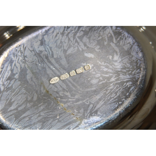1052 - OVAL SILVER DISH - 158.5G - SHEFFIELD 2000 -  MAPPIN AND WEBB