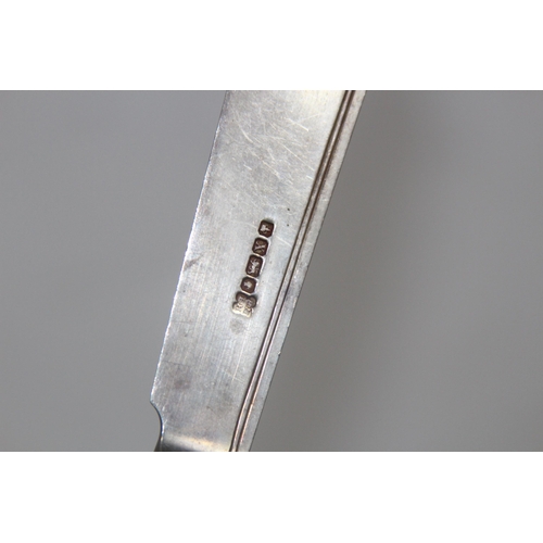 1061 - SILVER FISH KNIFE AND FORK - SHEFFIELD 1842 - MARTIN HALL AND CO