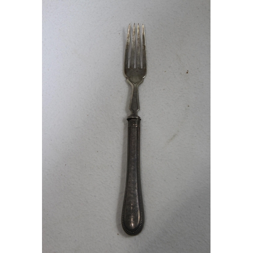 1061 - SILVER FISH KNIFE AND FORK - SHEFFIELD 1842 - MARTIN HALL AND CO
