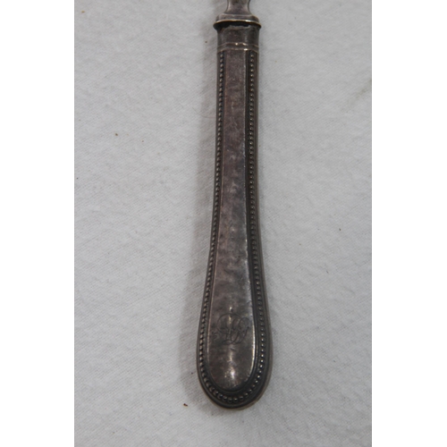1061 - SILVER FISH KNIFE AND FORK - SHEFFIELD 1842 - MARTIN HALL AND CO