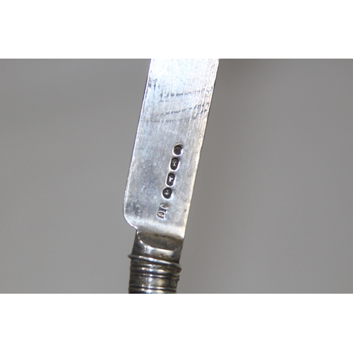 1062 - SILVER KNIFE - BIRMINGHAM 1869 - JAMES COLLINS