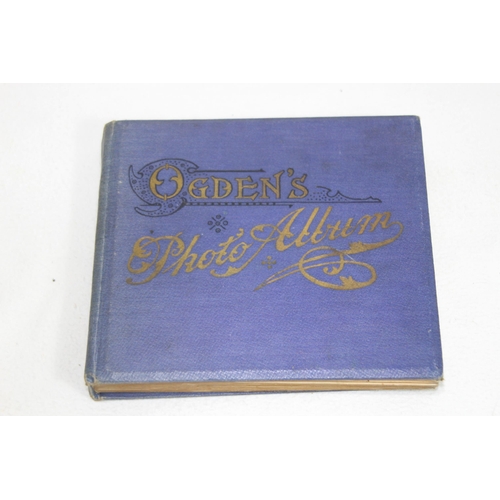 543 - SUPER INTERESTING VINTAGE PHOTO ALBUM OF CIGARETTE CARDS