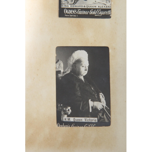 543 - SUPER INTERESTING VINTAGE PHOTO ALBUM OF CIGARETTE CARDS