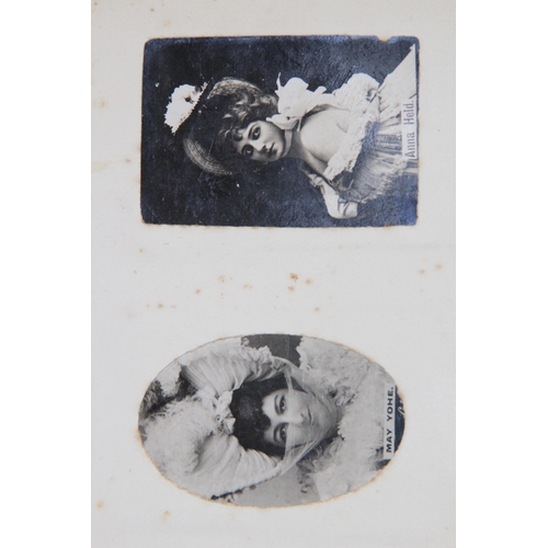 543 - SUPER INTERESTING VINTAGE PHOTO ALBUM OF CIGARETTE CARDS