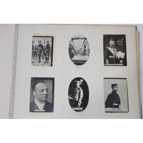 543 - SUPER INTERESTING VINTAGE PHOTO ALBUM OF CIGARETTE CARDS