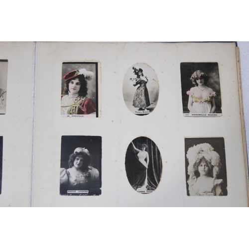 543 - SUPER INTERESTING VINTAGE PHOTO ALBUM OF CIGARETTE CARDS